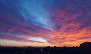 朝霞预示着什么天气 朝霞预示着什么天气