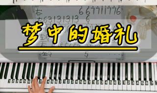 梦中的婚礼钢琴教学 梦中的婚礼钢琴教学